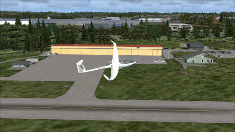 One of gliding club's gliders DG808S SE-UON