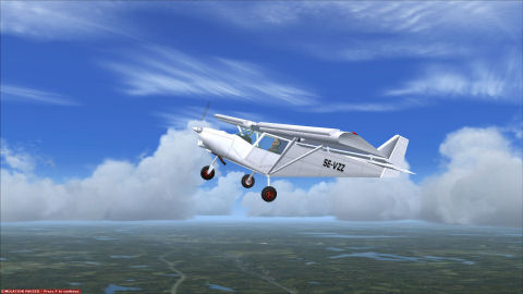 SILA 450c SE-VZZ latest aircraft with BUFK (actually a savannah but there is no SILA model available yet!