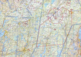 Map TMA4Bors for drawing flight plans
