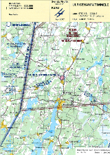 Map Ulricehamn-Timmele